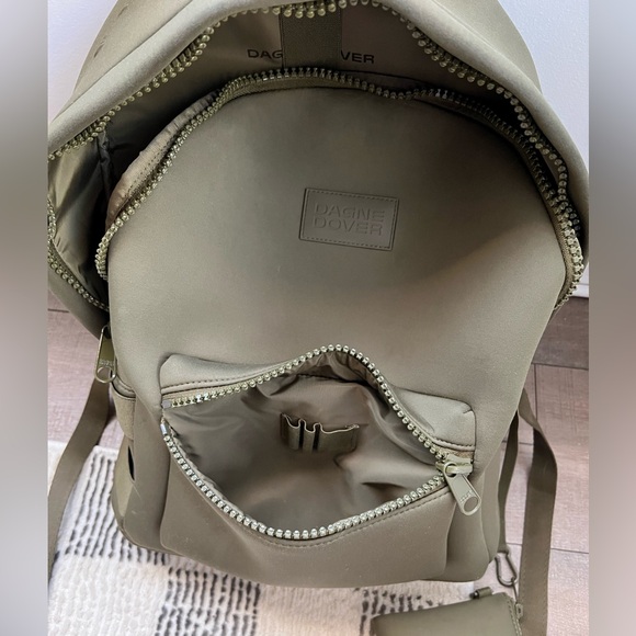 DAGNE DOVER Dakota Backpack Neoprene Dark Moss Large - Picture 11 of 15